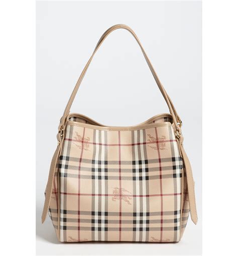 burberry haymarket check tote with tassel|burberry buckle medium tote pink.